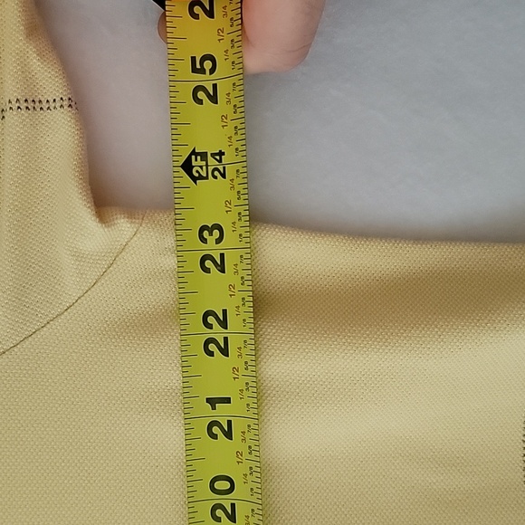 Nautica Men's Yellow 2 button Polo Shirt Size L - Picture 4 of 6